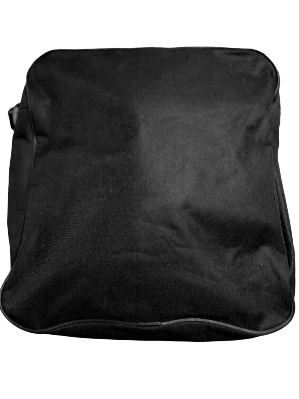 Unisex Sports Bag Black Tote Shoulder Casual Messenger Book Bag Zipper Pockets - Picture 2 of 5